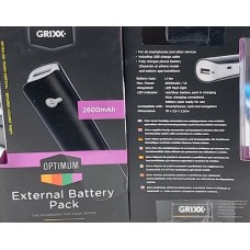 Grixx Optimum PowerBank 2600 mAh