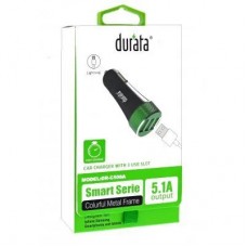 Durata Auto Charger  5.1A Lightning (DR-C501)