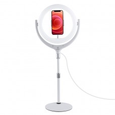 Earldom ET-ZP06 Selfie Ring licht LED lamp met standaard - Wit