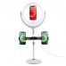 Earldom ET-ZP06 Selfie Ring licht LED lamp met standaard - Wit