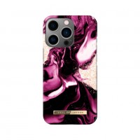 iDeal of Sweden iPhone 14 Pro Hardcase Backcover - Fashion Case - Golden Ruby Marble