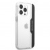 AMG iPhone 13 Serie Hardcase Backcover - Electroplated Black & White Transparant