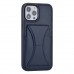 hoesje voor iPhone 12 Pro Max Back Cover Pasjeshouder Multifunctionele Handstrap