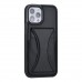 hoesje voor iPhone 12 Pro Max Back Cover Pasjeshouder Multifunctionele Handstrap