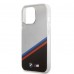 BMW iPhone 13 Pro Max Hardcase Backcover - Diagonal - Tricolor - Transparant