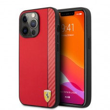 Ferrari iPhone 13 Pro Max Hardcase Backcover - Debossed Stripes