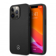 Mercedes-Benz iPhone 13 Pro Hardcase Backcover - Perforated - Zwart