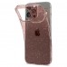 Spigen Liquid Crystal Pink Glitter iPhone 13 Pro Max TPU Backcover Transparant