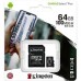 Kingston Micro SD 64GB met Adapter