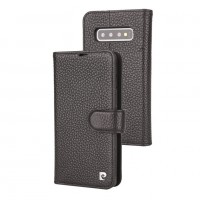 Pierre Cardin Zwart hoesje Galaxy S10 Wallet Book Case Stijlvol Leer Luxe cover