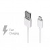 Snelle micro-USB-kabel - wit 1 meter