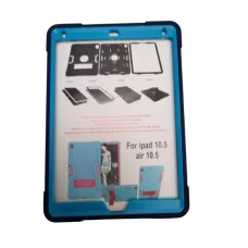 schokbestendige volledige cover  met  standerd  Ipad air 10.5 Blouw 